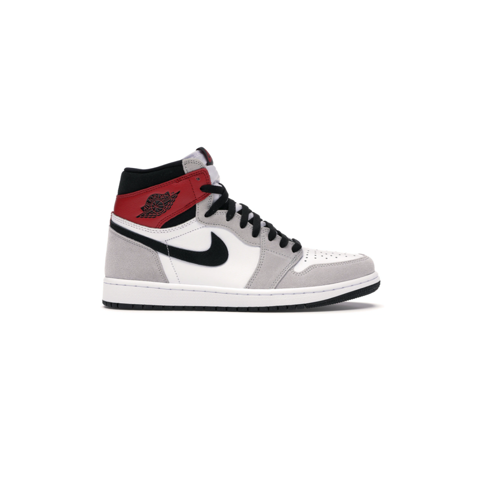 Jordan 1 Retro High Light Smoke Grey - Silhouette Sneakers & Art