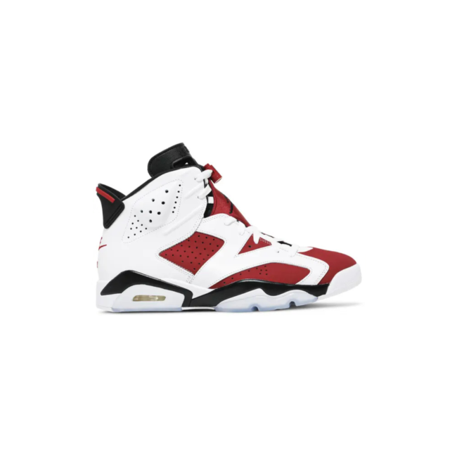 Jordan 6 Retro Carmine 2021 Silhouette Sneakers Art