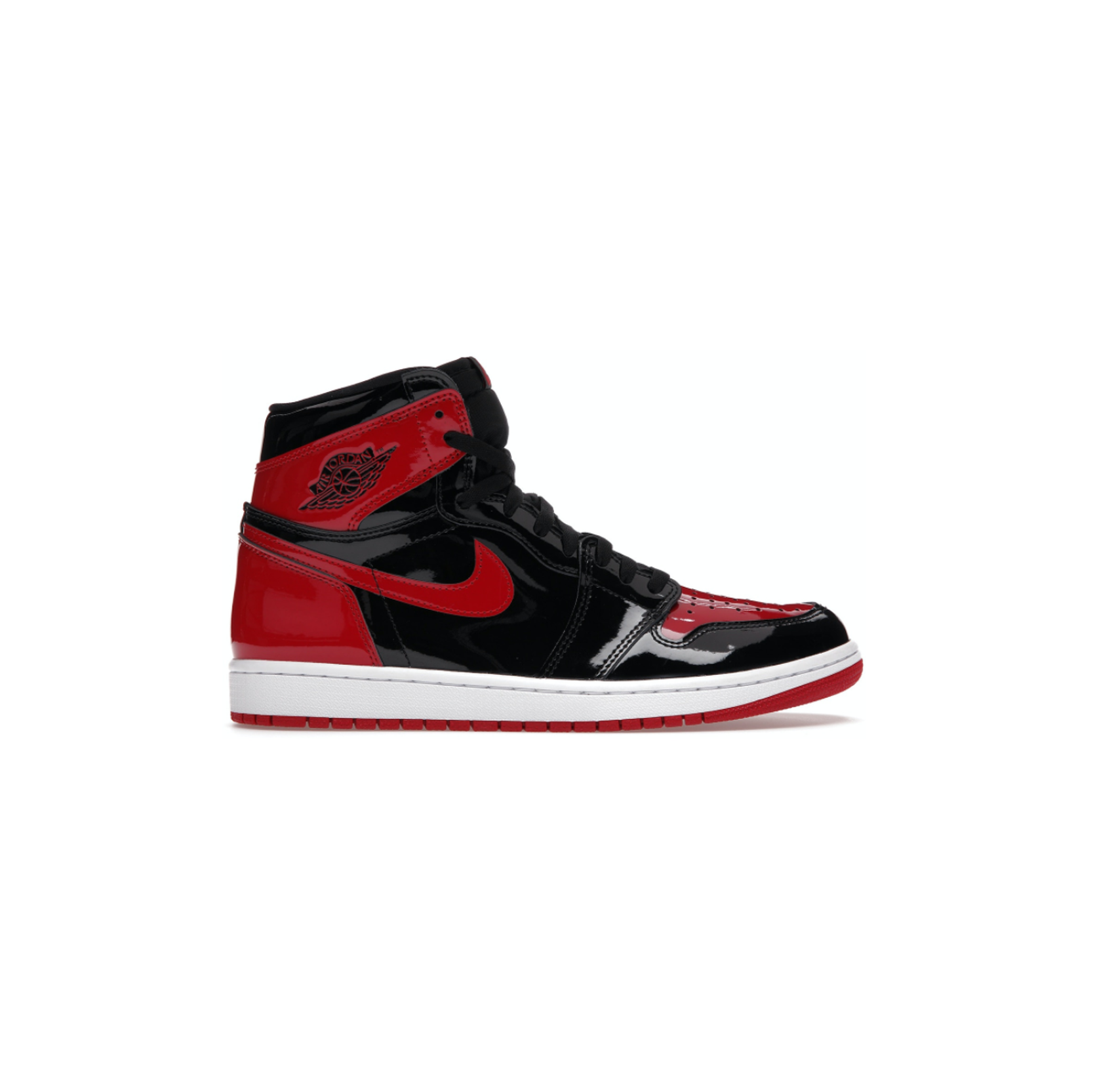 Jordan 1 Retro High OG Patent Bred - Silhouette Sneakers & Art