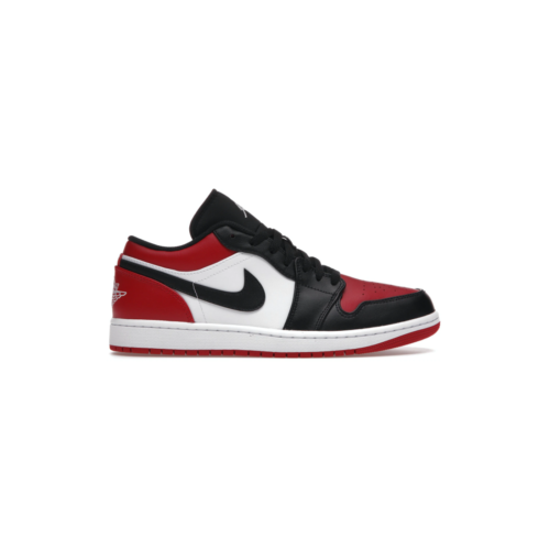 Jordan 1 Low Bred Toe - Silhouette Sneakers & Art