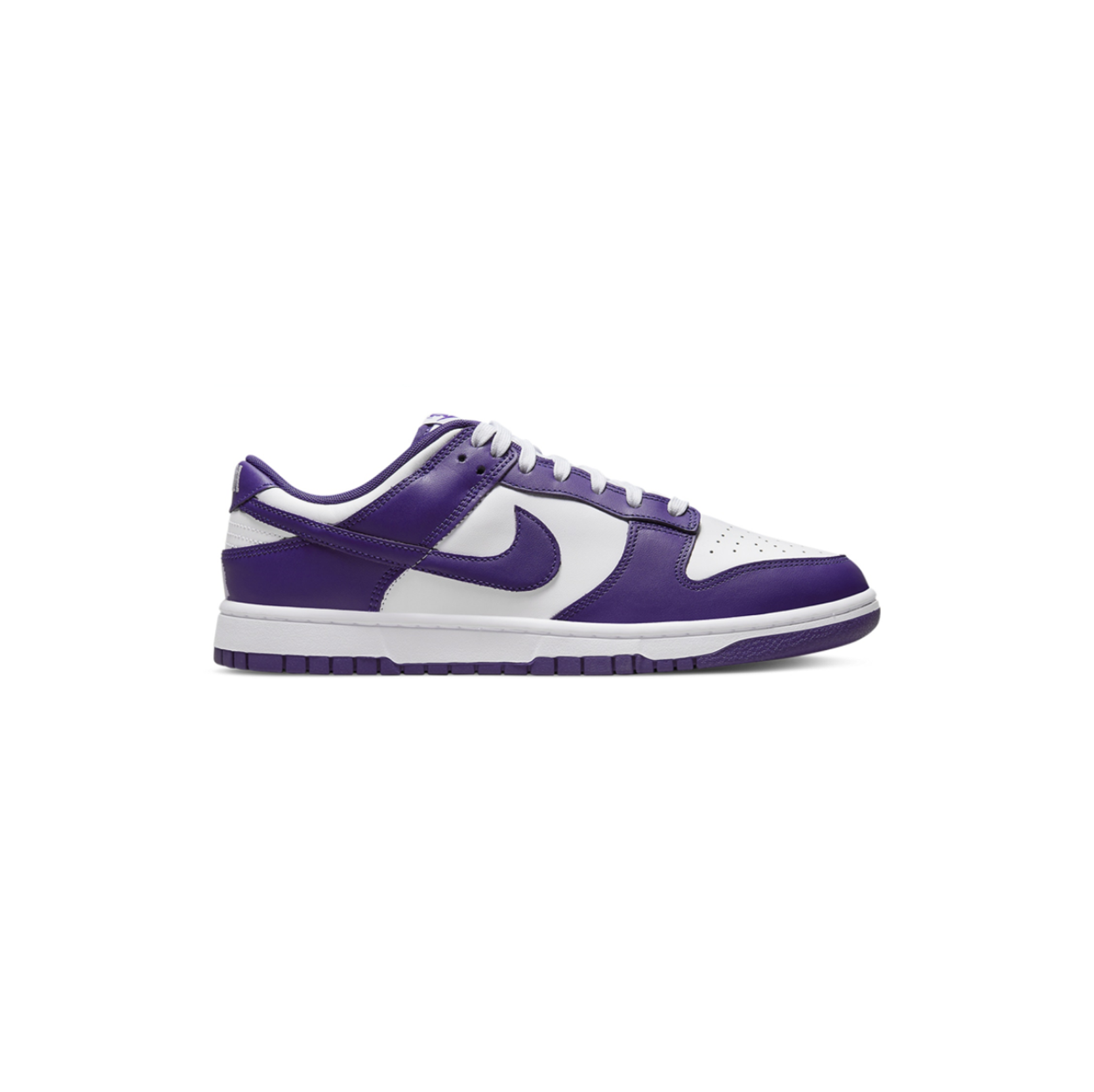 Nike Dunk Low Championship Court Purple - Silhouette Sneakers & Art
